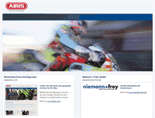 Tablet Screenshot of abus-motorrad.de